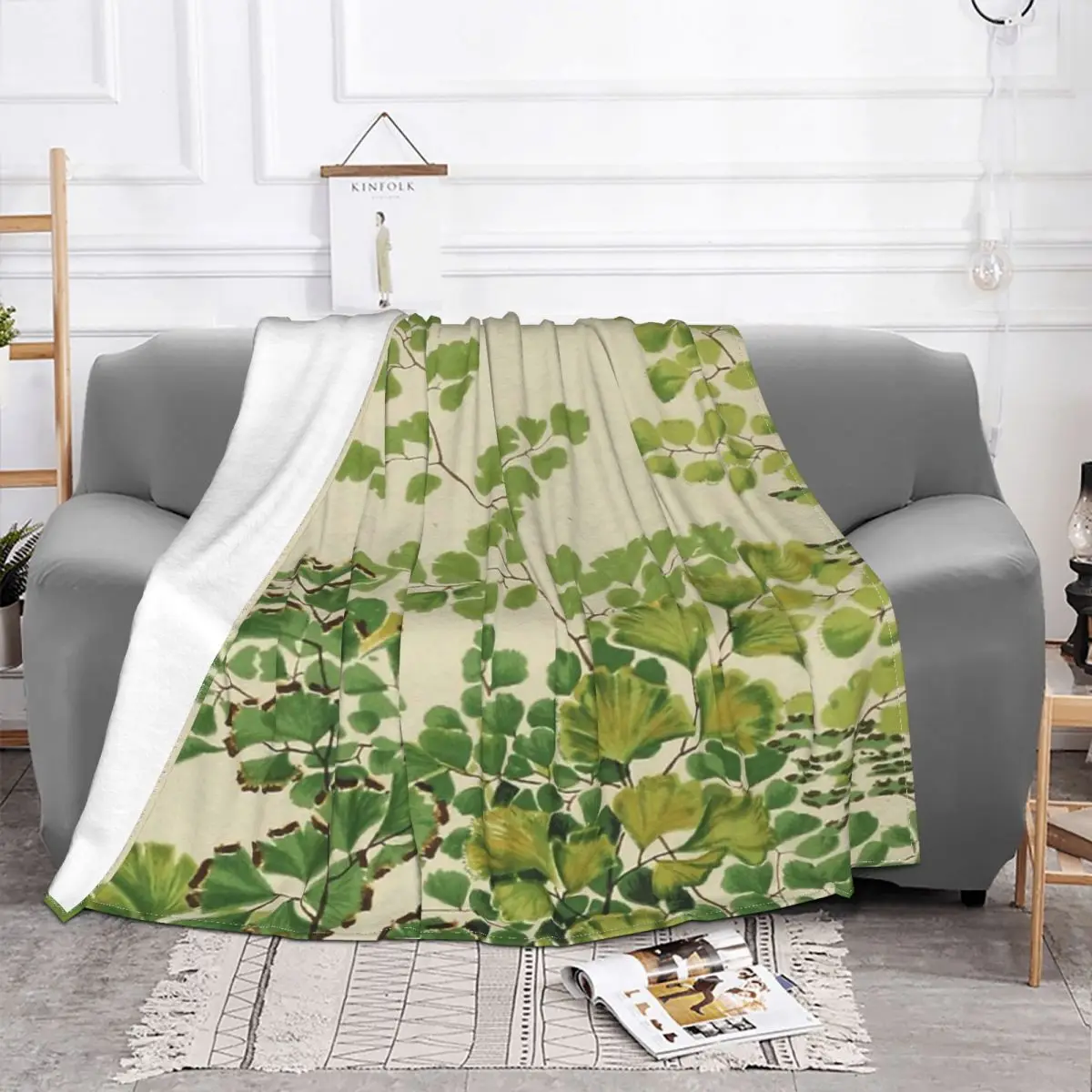 Maidenhair Ferns Quilt Bed Blankets Couple Blankets Home And Decoration Throw Blanket