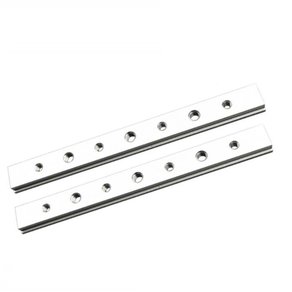 Paquete de 2 deslizadores de pista en T de barra en T de aleación de aluminio de 100-450mm para sierras de mesa y bancos de trabajo de carpintería DIY Sierra de mesa, taladro de mesa