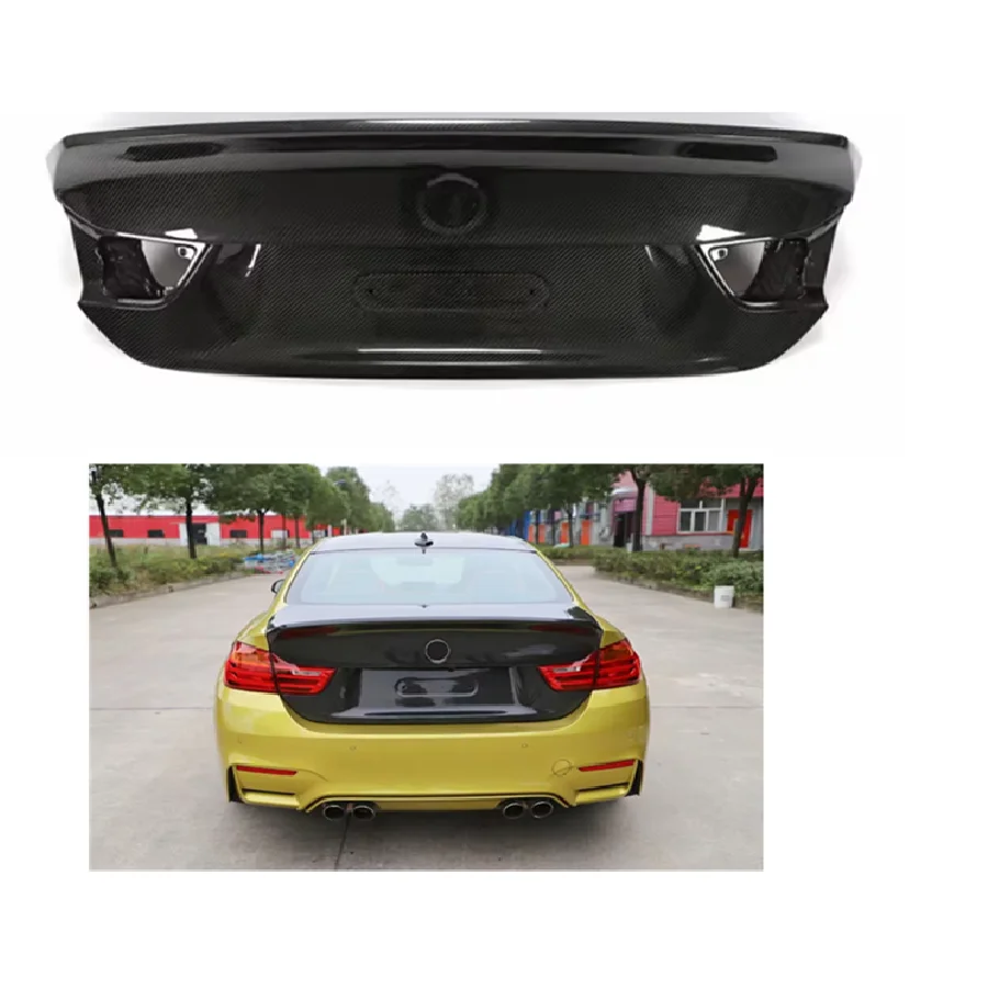 

Детали кузова автомобиля Fengshun, задний багажник в стиле CSL для F82 M4, обновленный багажник из углеродного волокна M4 F82