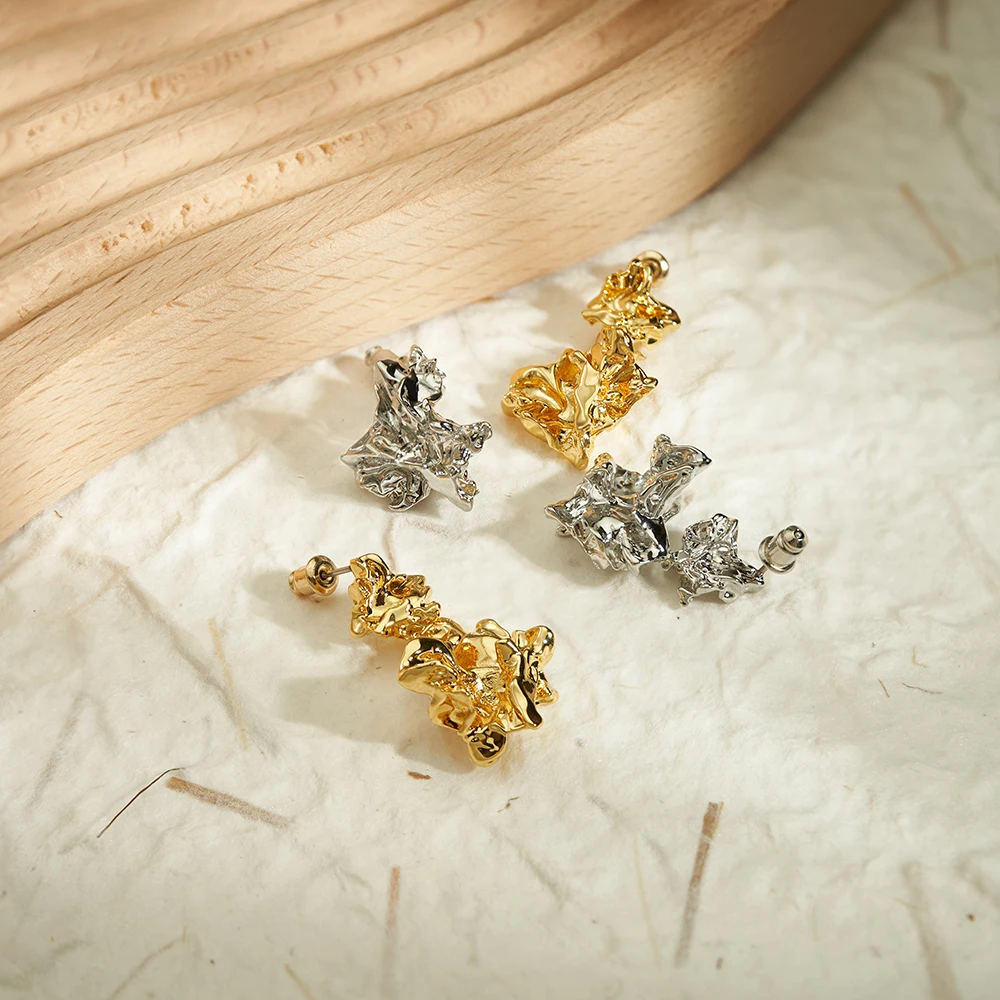 

ENFASHION Aretes De Mujer Irregular Stud Earrings For Women Gold Color In Earings Fashion Jewelry Birthday Everydaywear 231513
