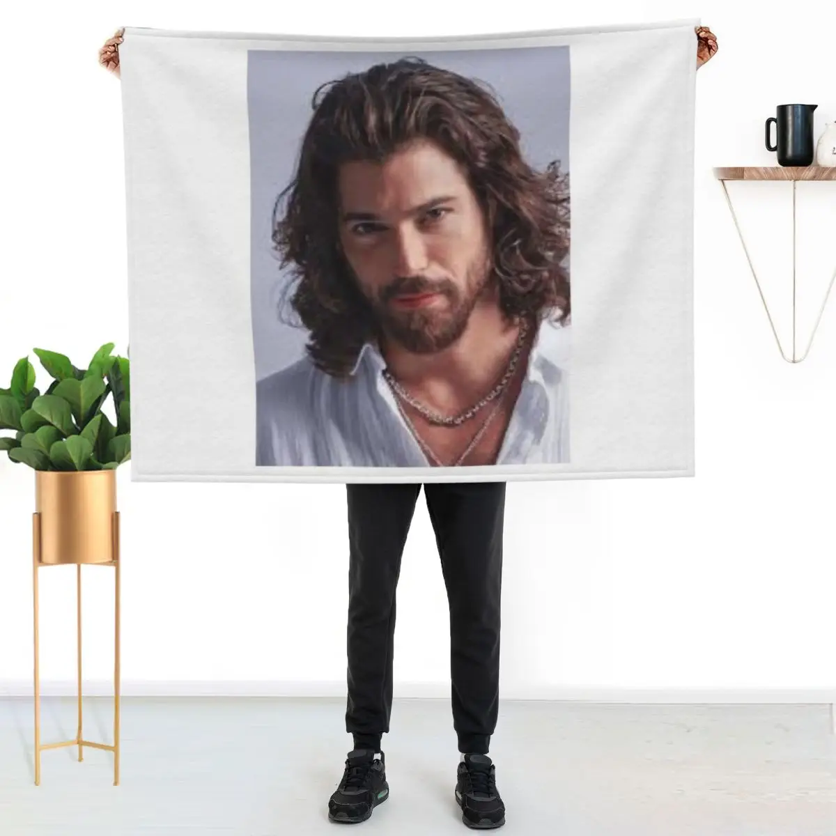 

Can yaman films Throw Blanket Ultra Soft Flannel Fleece Blanket for All Seasons