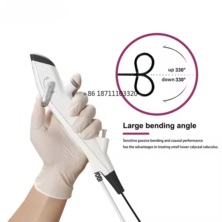 Lemo Connector 7.5fr Disposable Ureteroscopes Flexible for Urology Surgery Ureteric stone