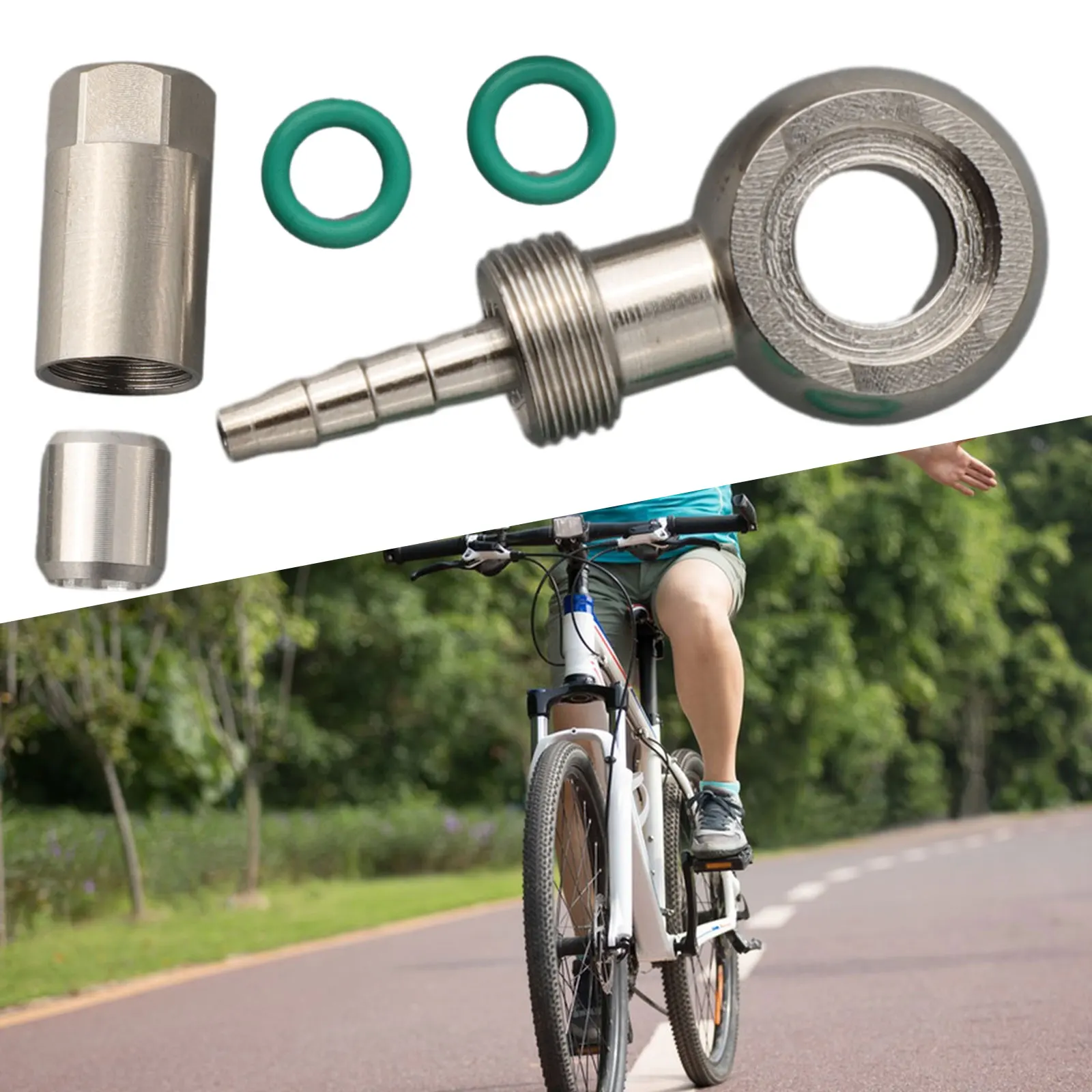 Bike Bicycle Hydraulic Hose Fitting Insert Banjo For -MAGURA MT4 MT6 MT8 MT5 MT7 Bicycle Brake Tubing Fitting Set