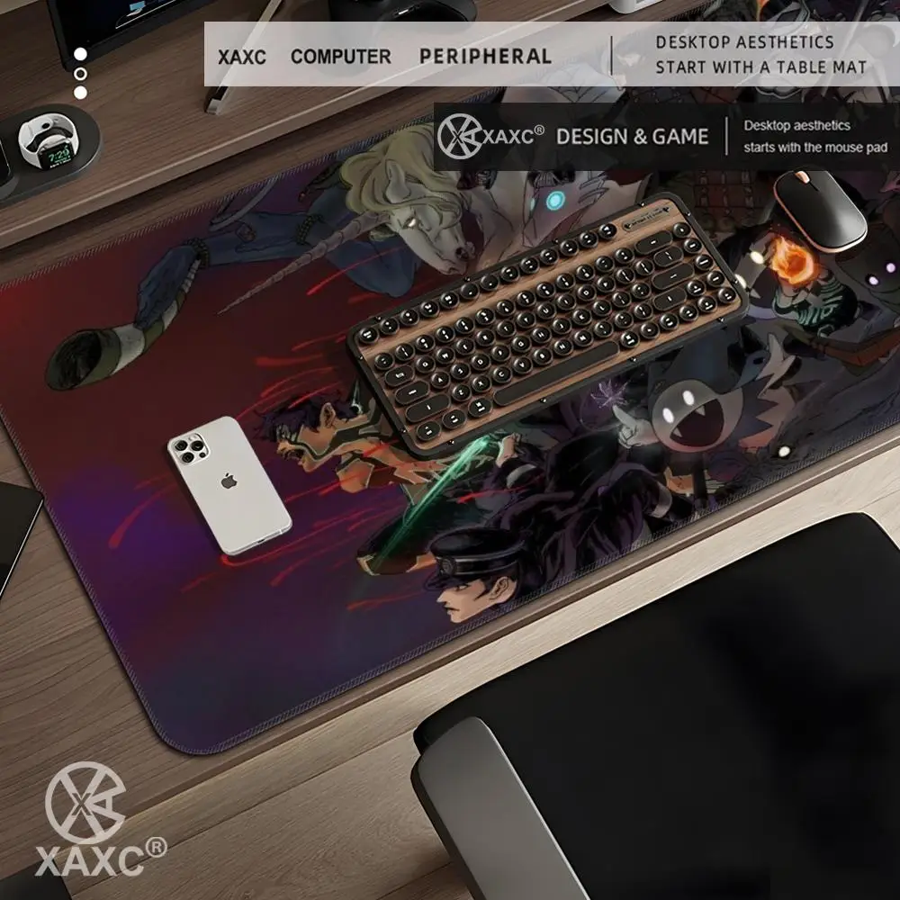 Anime S-Shin M-Megami T-Tensei Mouse Pad Large Keyboard Mouse Desk Pad XXL Non-Slip Rubber Gaming Mouse Pad Laptop Mouse Carpet