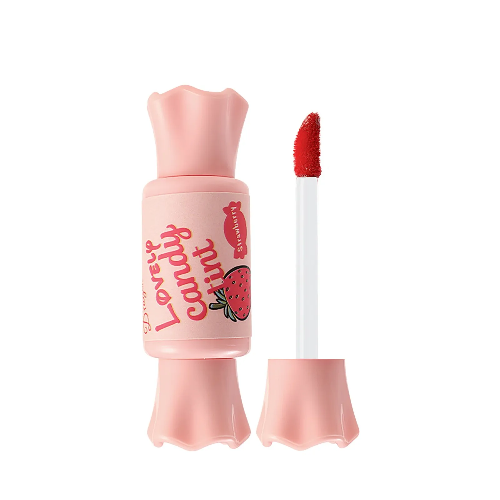 Six-color Waterproof Moisturizing Lipstick Lip Liquid Mirror Candy Lip Candy lip glaze pure and cute style Prevent chapped lips