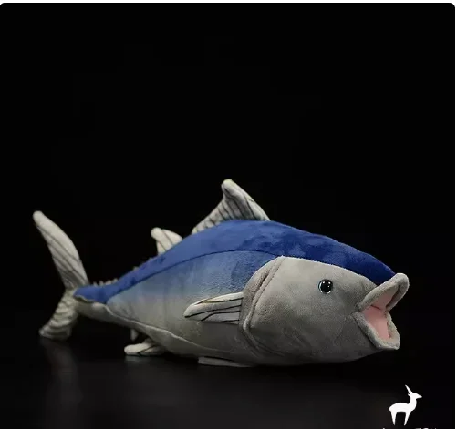 

New arrival 40cm Cute Tuna Fish Doll Blue Tuna Plush Toy Simulation Animal Doll
