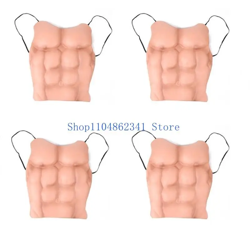 5asd الذكور وهمية العضلات البطن ازياء الدعائم الرجال الصدر البطن العضلات الجلد المشكل