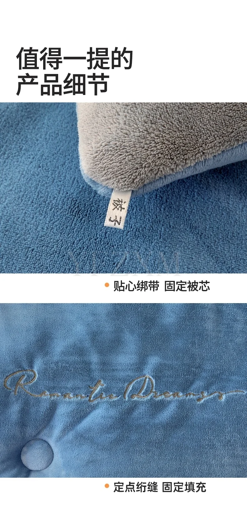 Thickened Warm Milk Velvet Winter Quilt Soft Comfort Double Sided Plush Comforter Queen King Fluffy Warmth Thick Blanket for Bed