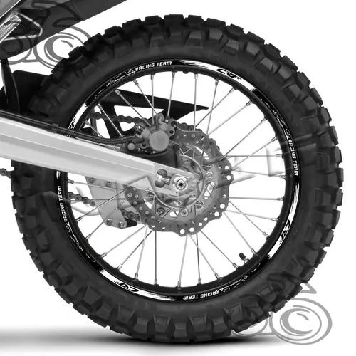 Imagen 2 del producto Pegatina reflectante para rueda de motocicleta, calcomanía para llanta de Motocross, cinta a rayas para CRF450R CRF300L CRF250R CRF400RX CRF 125 150