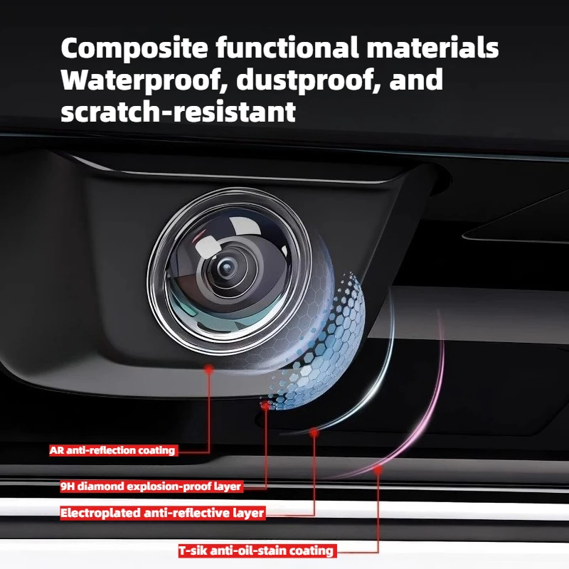 2PCS Car Camera Lens Protector Rear View Backup Camera Cover 360° Camera Protection Anti Scratch Waterproof Dust-Proof