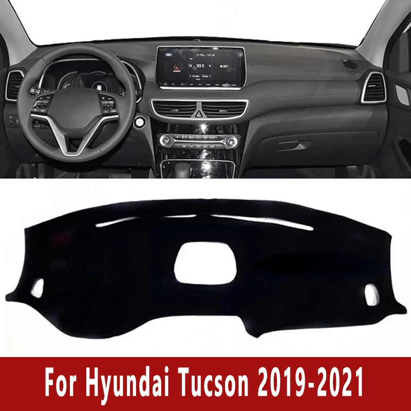 

Car Dashboard Mat Dash Cover Central Control Pad Custom for Hyundai Tucson 2019 2020 2021 Nonslip Cape Sunshade Accessories