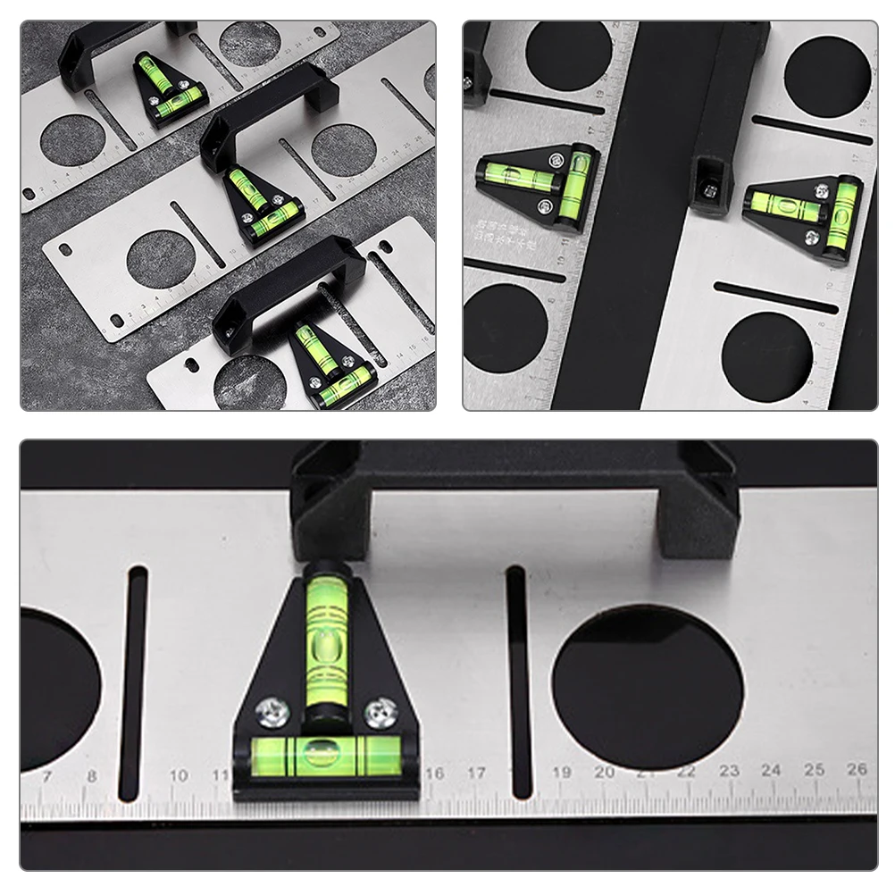 

6pcs 6 Mini High Precision Bubble Levels Compact Spirit Rv Travel Accessories Trailer leveling Tool