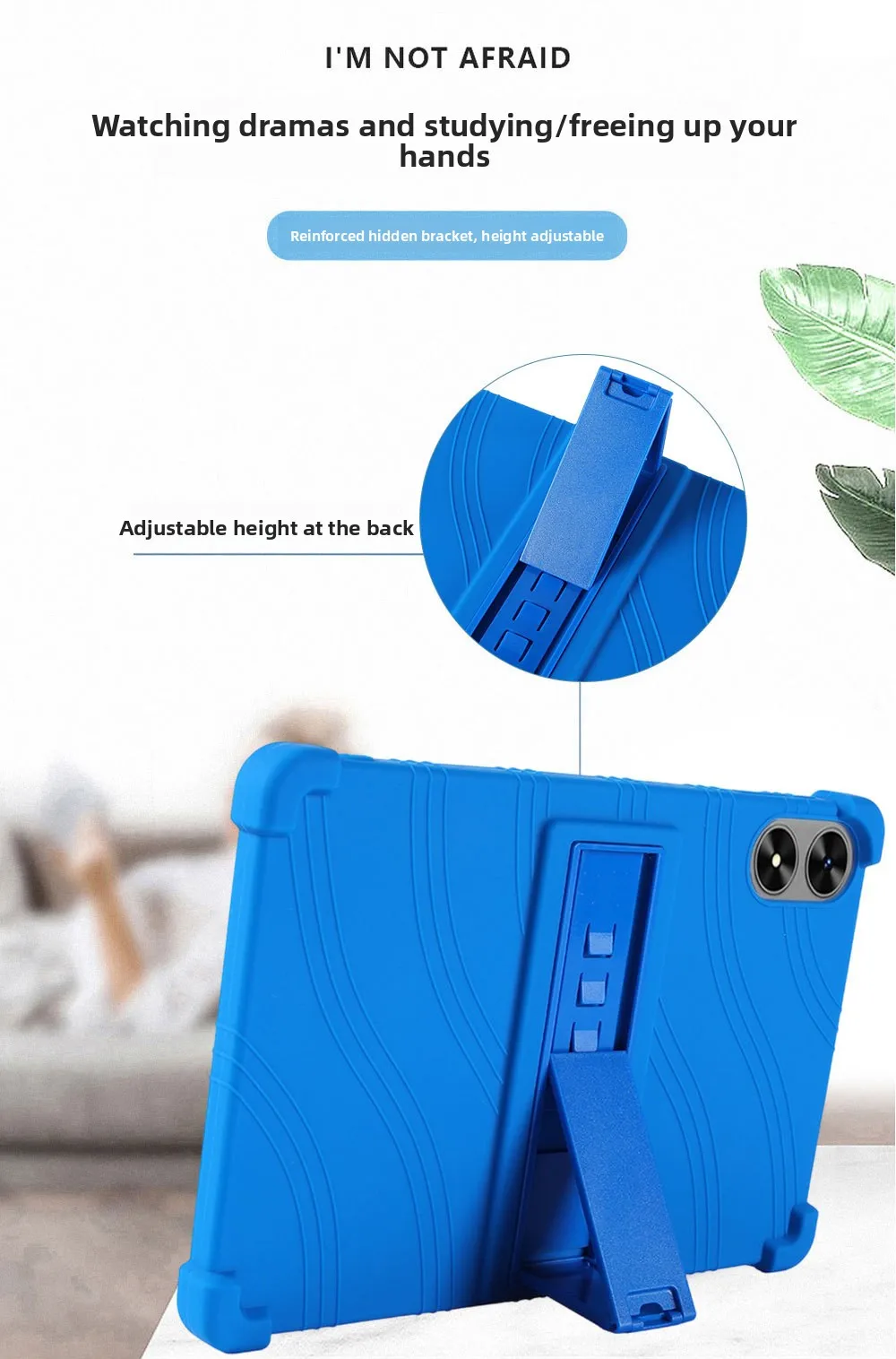 Stoßfeste TPU-Hülle für SHARECLOUD P10_T / FIRYMID 1060C 10, Vollständiger Schutz mit Ständer, in Verschiedenen Farben – Detail 3