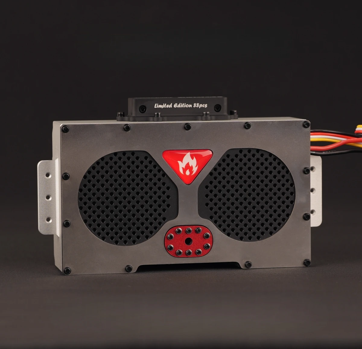 Giocattoli per camion in scala 1:8 TWOLF 1/8 M715 Gruppo audio del serbatoio del carburante simulato per accessori per parti opzionali per auto RC