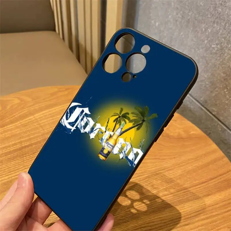 

C-Corona Extra Beer Phone Case For IPhone16 15 14 13 12 Mini 11 Pro XS Max X XR SE5 6 7 8 Plus Soft Silicone Cover