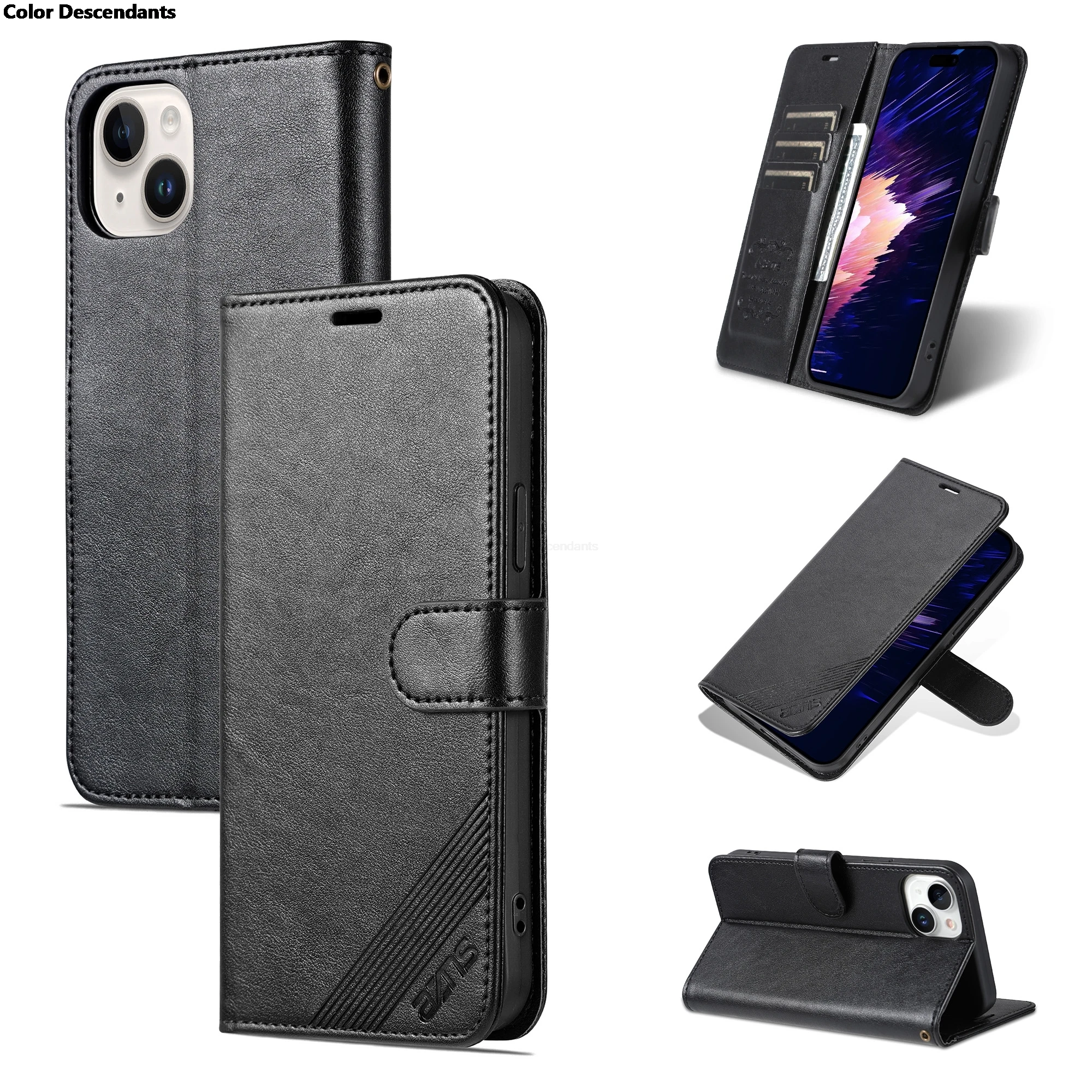 Чехол-кошелек для iPhone 7, A1660, A1778, A1779, чехол-кошелек из искусственной кожи, чехлы для телефонов, мягкий флип-книга из ТПУ для iPhone 7, защитный чехол