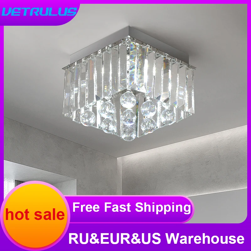 modern crystal led lampada do teto lustre varanda corredor pedante luminaria quarto home decor interior living sala de jantar luminaria 01