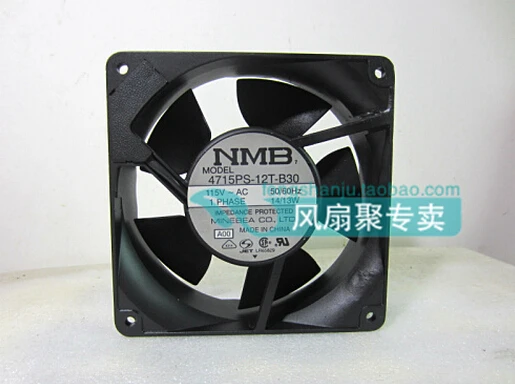 Wholesale: original NMB 12cm120*120*38 115V 14/13W 4715PS-12T-B30 aluminum frame cooling fan