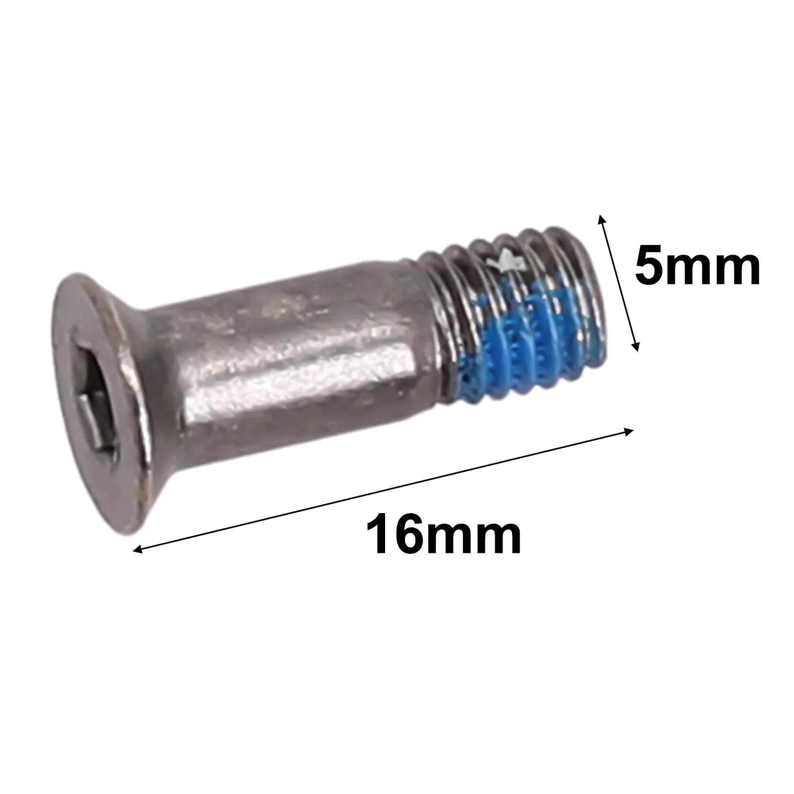 2 Pcs Bicycle Guide Wheel Screw M5x15.8mm Stainless Steel Rear Derailleur Wheel Guide Screws Bolts Bike Screw Accessories