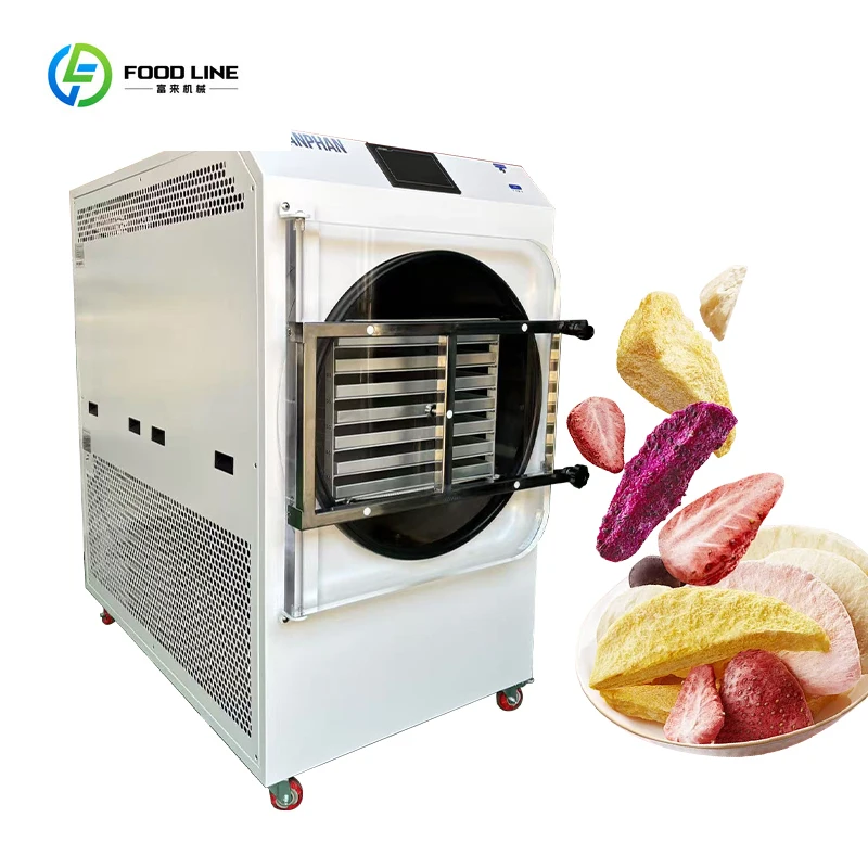 Commercial Home 55-60KG /Batch Food Fruit Freeze Dryer Vacuum Sublimation Dryer Freeze Drying Machine for Coffee Milk Powder