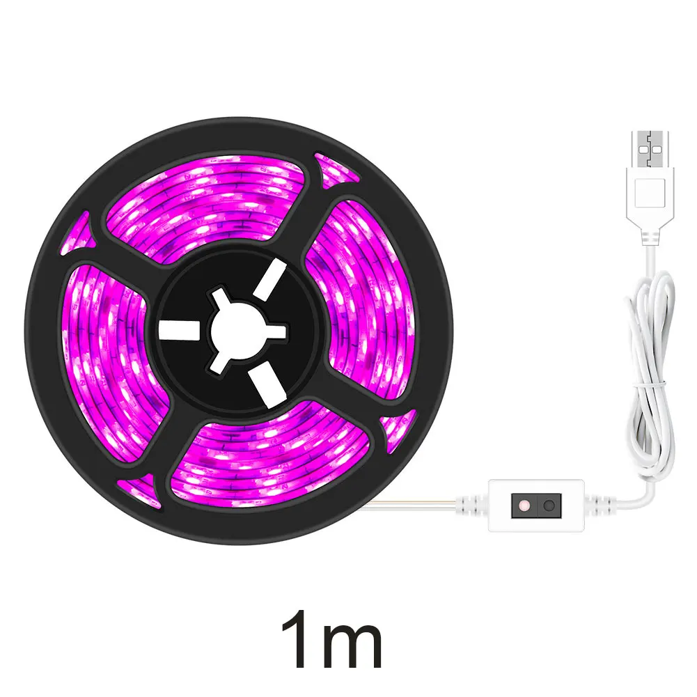 

Комнатные растения с контроллером, садовая светодиодная лента для выращивания растений, самоклеящаяся USB с регулируемой яркостью, гибкая детская IP65, водонепроницаемая