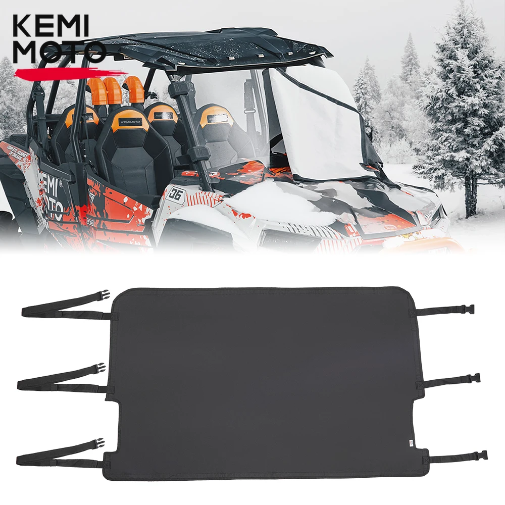 

UTV Front Sunshade Frost Protector Cover with Storage Pocket Compatible with Polaris RZR XP 1000 / RZR XP Turbo 2019-2022 2023