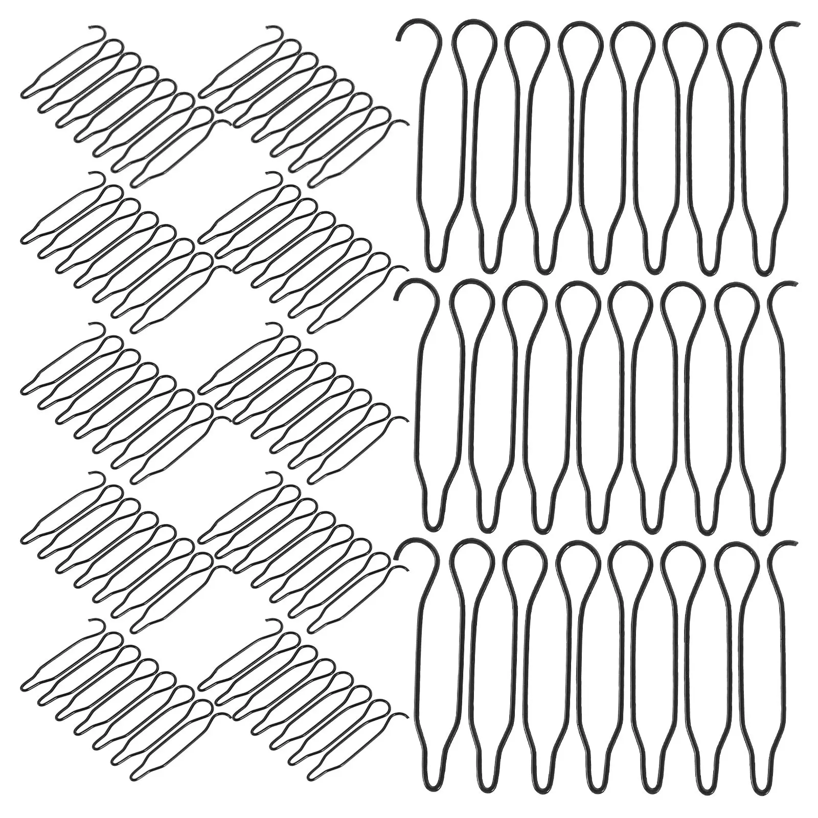 

40 шт. металлических U-образных заколок-гребней для фиксации волос, мини-держатели для челки, аксессуары для женских причесок