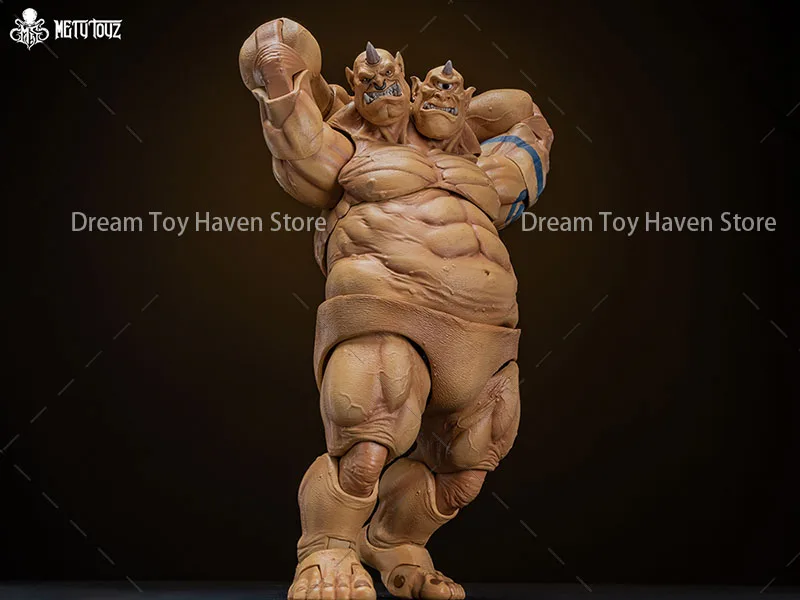 METYTOYZ 1/10 アドベンチャーウォールド クラッシャー オグロス オーク戦士 ダブルヘッドオーク 戦場戦士 7インチ アクションフィギュア モデル人形