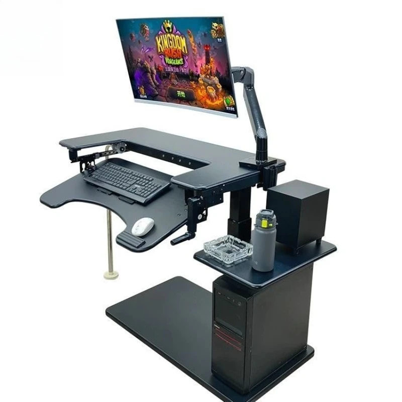 

Computer desk Bedside lift table Lazy cockpit suspension bracket