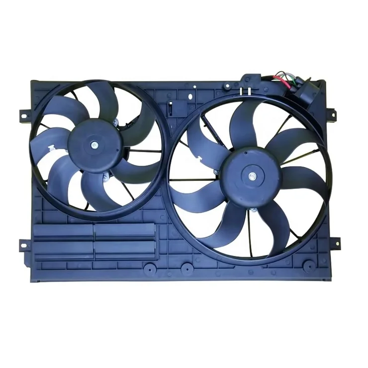 1TD121203B 1K0121205AB 1K0121205AD for Skoda Octavia II Radiator Fan Cooling Coolant Fan Radiator Condenser Cooling Fan