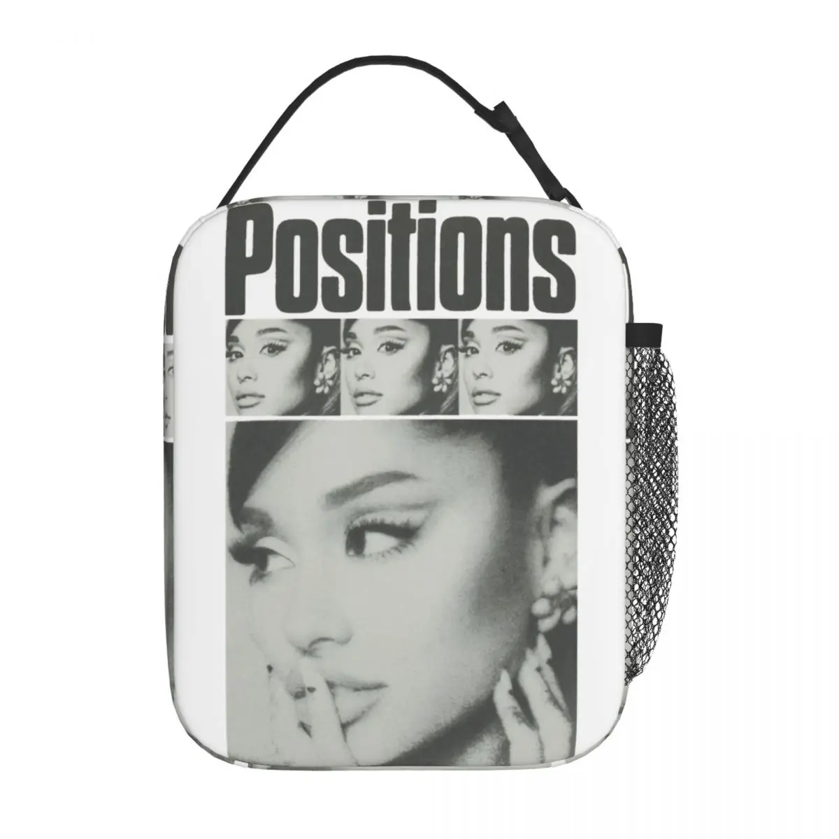 Ariana Grande Positions Rewind Album Insulated Lunch Bag For Outdoor Eternal Sunshine Food Box Reusable Thermal Cooler Bento Box