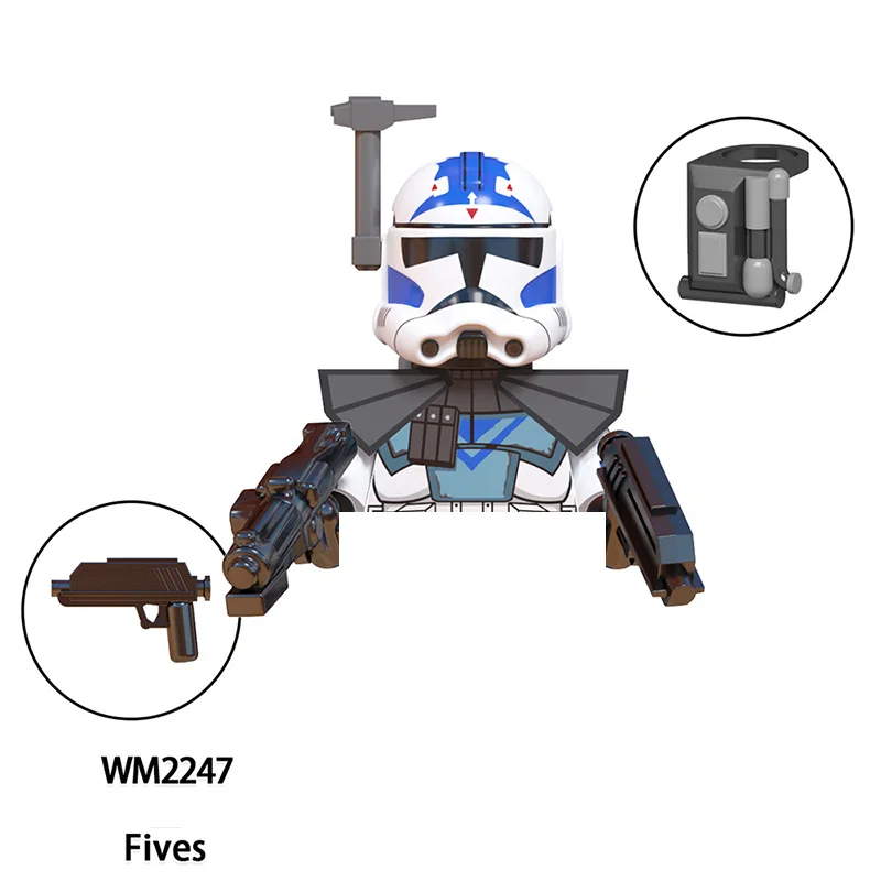 Star Wars Clone Troopers 501st Regiment Imperial Stormtrooper Mandalorian Mini Robot Figuur Speelgoedstenen Assembleren Pop Aanwezig