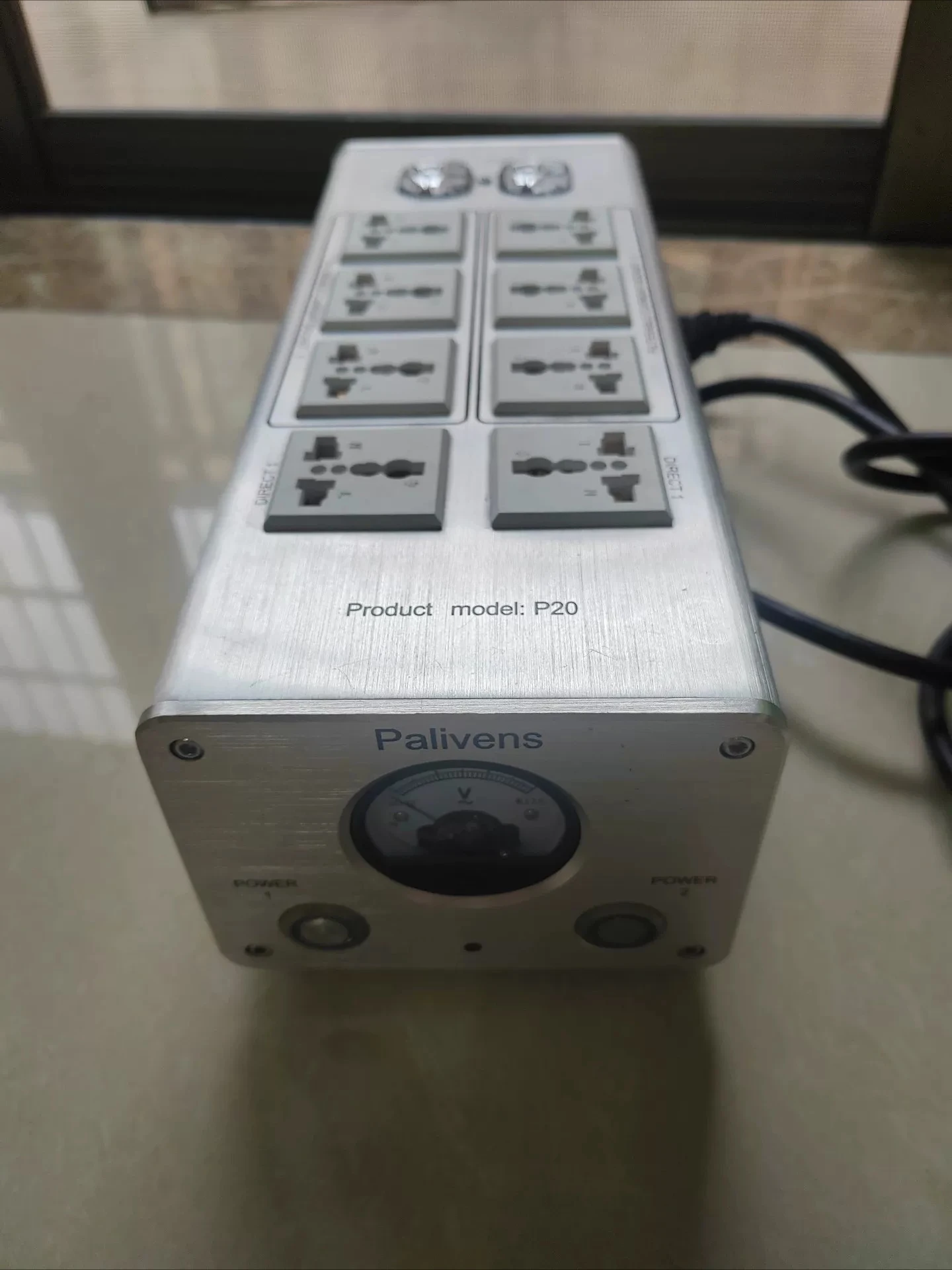 apply to Palivans P20 audio dedicated power filter supports lightning protection, surge protection, and overload protection