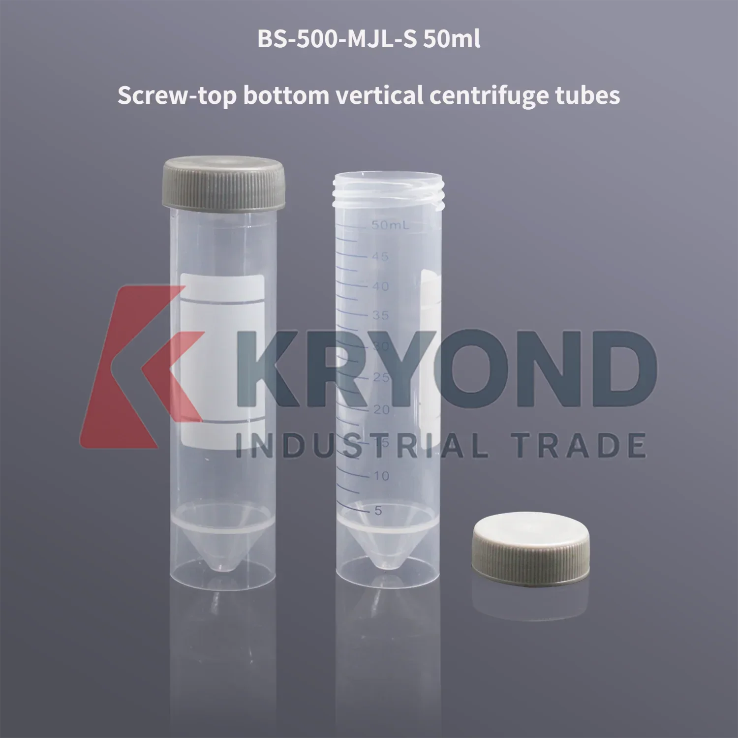 25pcs  50ml Screw Top Centrifuge Tube Sterile Experimental Teaching Life Science Test Tube Original Product