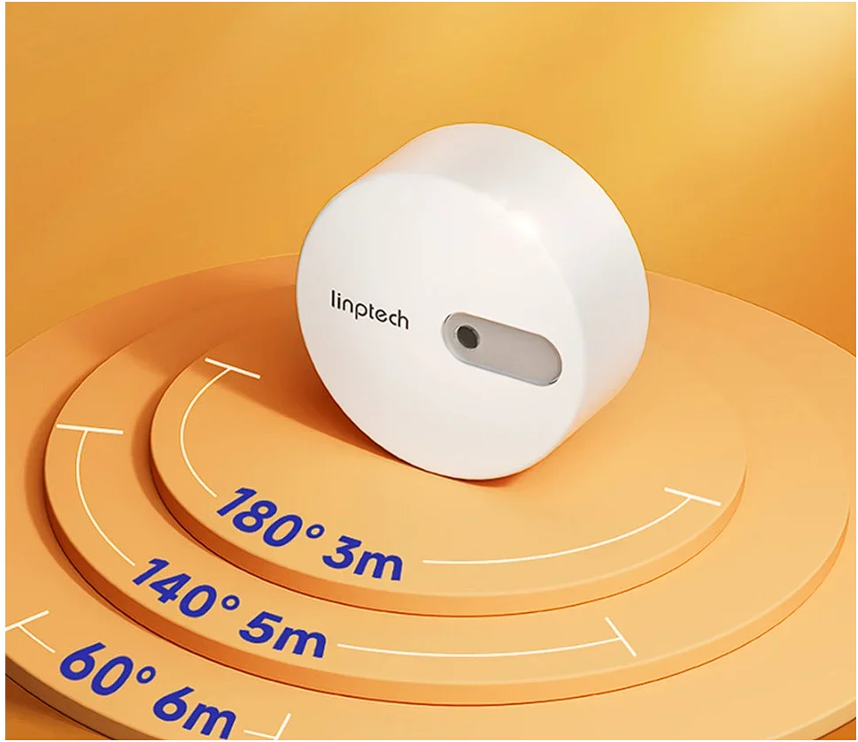 Xiaomi Mijia linptech corpo humano tem sensor de segundo nível, 6 metros de distância de detecção 8 opções de velocidade