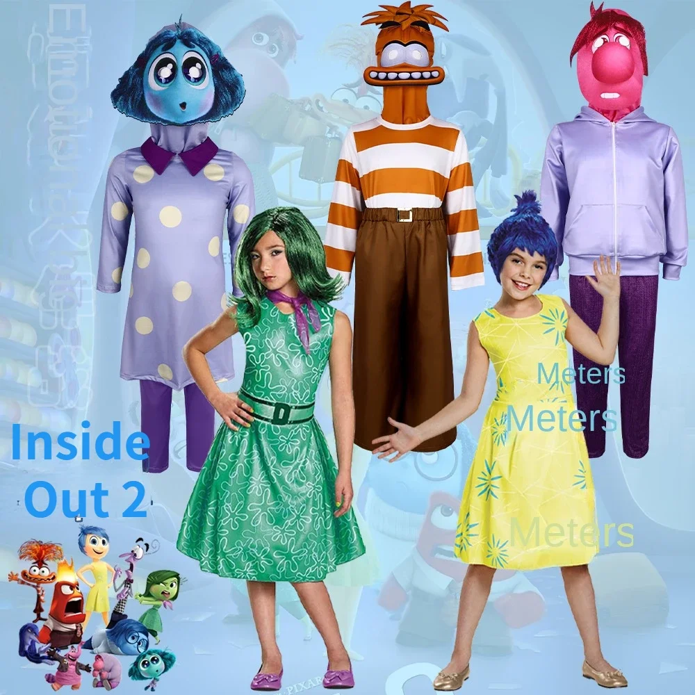 Inside Out2 Lele Cosplay Costume Halloween Stage Costume Brain Secret Service