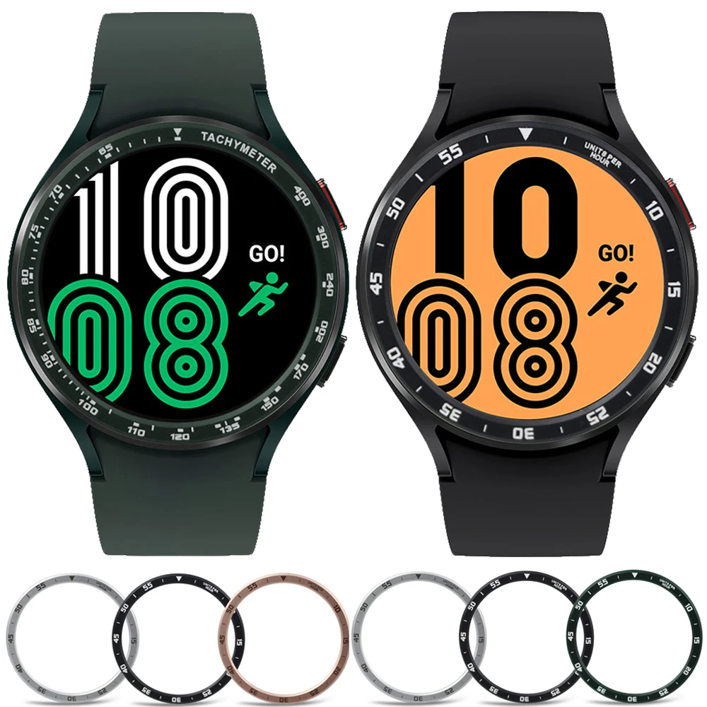 Pierścień bezelowy do zegarka Samsung Galaxy Watch 4 5 6 7 40 mm 44 mm Ochrona obudowy Metalowa rama Osłona zderzaka Dekoruj akcesoria