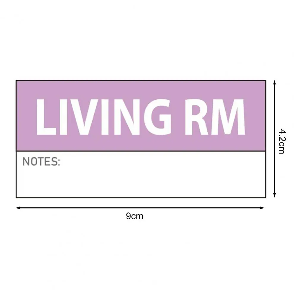 이동식 방수 홈 무빙 박스 포장 라벨, 색상 구분, 깨지기 쉬운 무거운 블랭크 스티커, 무빙 스티커, 50 매