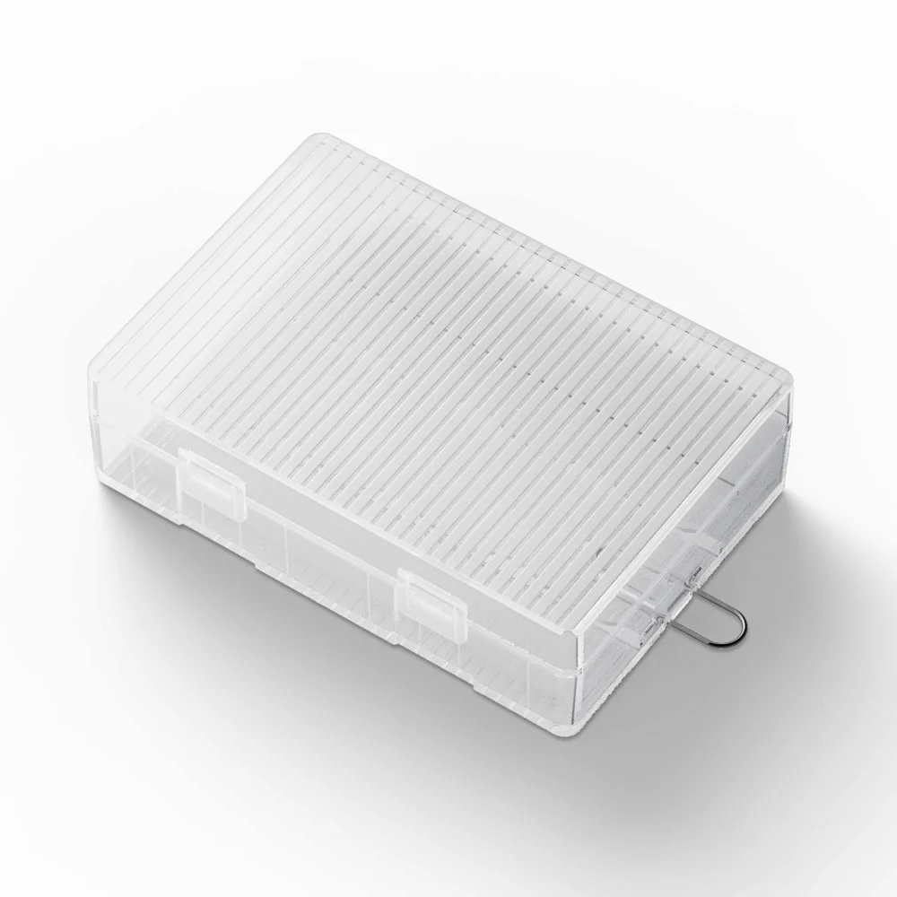 Soshine Hartplastik-Aufbewahrungsbox für CR123 21700 26650 18500 18350, langlebiger Batteriegehäuse-Halter, 2 4 Steckplätze, Batteriebehälter-Box