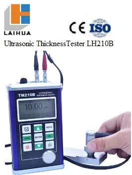 ISO 9001 Quality Portable Digital Ultrasonic Thickness Gauge for Steel Plate Ultrasonic Thickness Tester