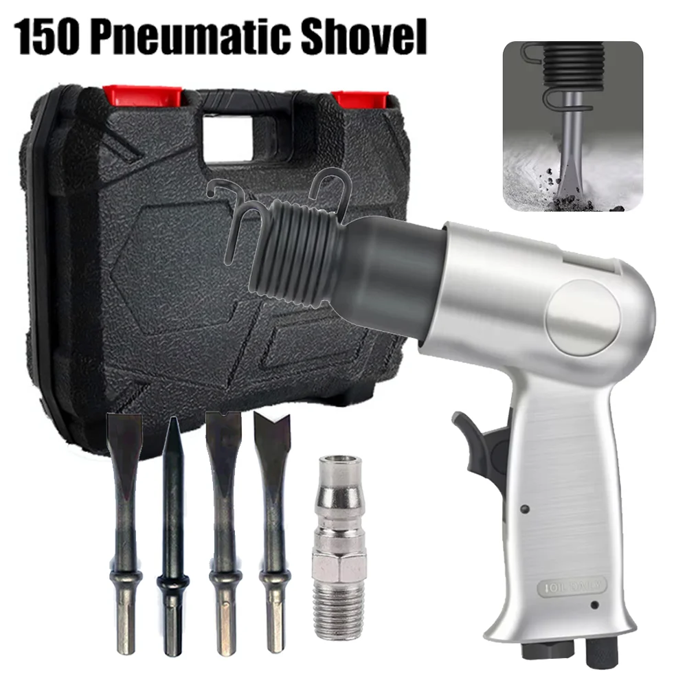 

2026 Industrial Air Shovels Air Hammer 250mm/190mm/150mm Set Mini Air Chisel Multifunctional Pneumatic Tool Hammer Drill