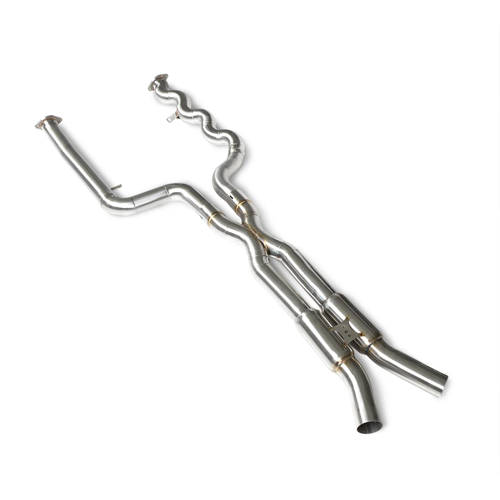 

For BMW M3/M4 G80/G82 3.0T 2021-2023 Stainless Steel Performance Exhaust Medium Pipe Equal Length Medium Pipe Muffler