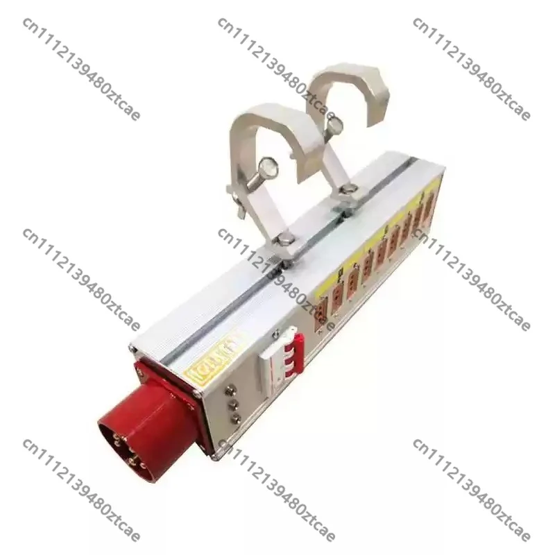 Portable Small 9 Channel Stage Power Through Box Distribution Cabinet For Event Rental Stage Lighting Audio LED Large Screen