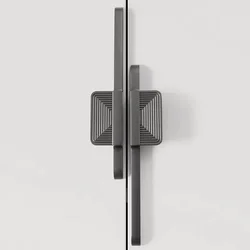 Modern Golden Gray Square Counter Furniture Cabinet Door Drawer Pulls Kitchen Cupboard Door Handle Wardrobe Handles Hardware