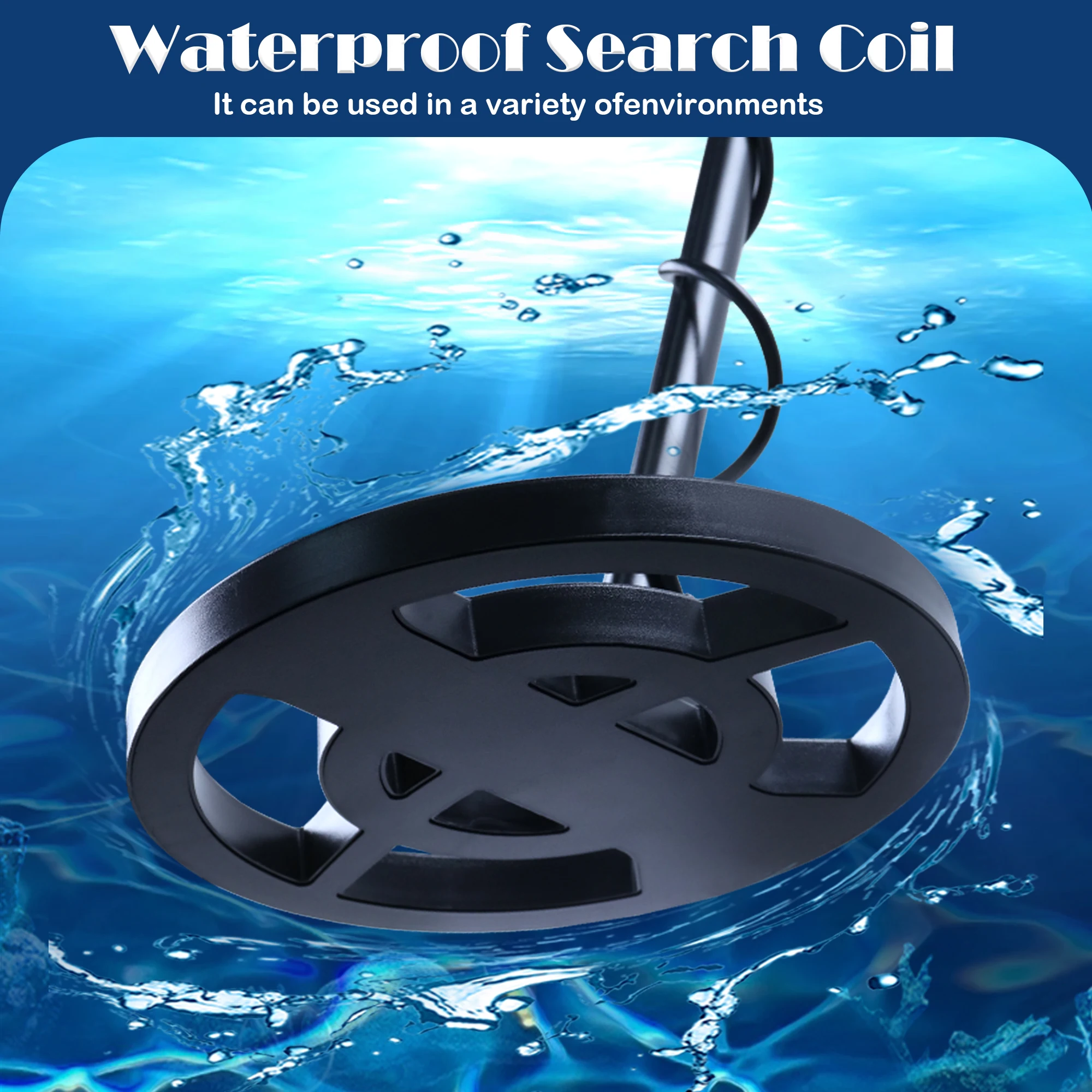 Underground Metal Detector  High Sensitivity Liquid Crystal Professional Gold Hunter Circuit  Waterproof Coil