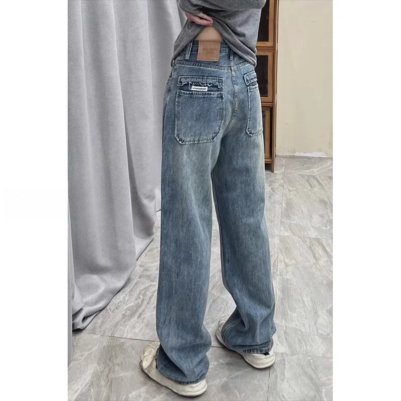 بنطال ذو قصة أرجل واسعة Y2K جلد نسائي شتوي سروال قصير مبطن بالصوف سميك مضاد للبرد ليلاً نحى الطبقات بطانة مزدوجة الطبقات مريحة