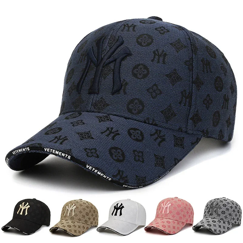 Women Hats Luxury Brands High Quality Letters Embroidery Adjustable Baseball Caps Men Outdoors Adult Fashion Sun Hats Gorras