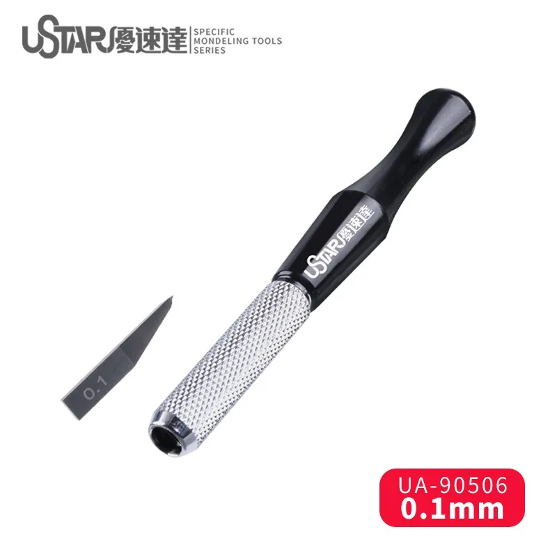 Ustar UA-90506 ~ UA-90510 التنغستن الصلب الخطاط 0.1 ~ 0.5 مللي متر هواية سكين ل Gundam GK نموذج عسكري أداة الكتابة قلم تحديد لتقوم بها بنفسك