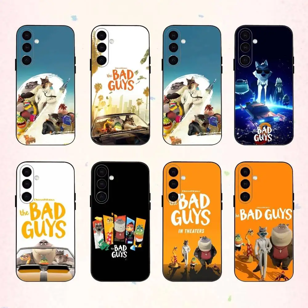

The B-Bad G-Guys DreamWorks Movie phone Case For Samsung Galaxy A73,A72,A71,A70,A53,A52,A51,Others Soft Black Shell
