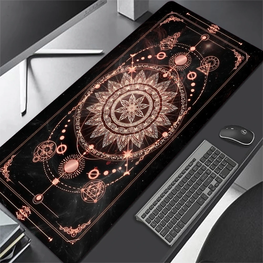 

Tarot Mouse Pad Black Kawaii Desk Pad Office Accessories Aesthetics Large Mouse Pad Mechanical Keyboard Pad for Computer Mouse